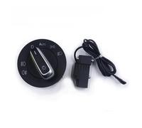 pulsante comando faro Compatibile Con Per Jetta MK5 2006 2007 2008 2009 2010 2011 Interruttore Fari Cromati 5ND941431B Aggiungi Funzione Automatica(Set)