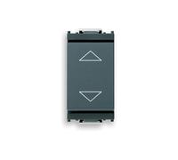 PULSANTE COMMUTATORE 1 POLO 10 A GRIGIO SERIE IDEA SINGLE