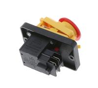 Pulsante comune KJD12 12 A 250 V 4 poli Controllo di tasti leggero in plastica per interruttore a pulsante nell'officina del legno