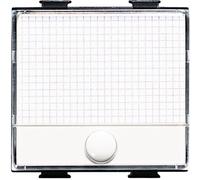 Pulsante Con Targa Portanome 1P No 250Vac 10A Matix ( BTICINO cod. AM5008 )