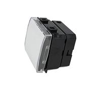 Pulsante Con Targa Portanome 2M Per Campanello Compatibile Bticino Matix