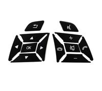 Pulsante Controllo Crociera Per Benz Per CLA Per GLA 2014 2015 Classe E W212 2010-2014 Pulsante Interruttore Al Volante Per Auto Kit Trim Copertura Adesivo Controllo(Nero)