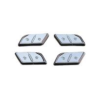 Pulsante Controllo Freno Compatibile Con A4 B9 2017 2018 2019 Car Styling Porta Sblocca Interruttore Pulsante Cover Trim Maniglia Chiave Freno A Mano Centrale Adesivi Interni Accessori Auto