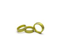 Pulsante Controllo HVAC Per Kia K3 2015 2016 2017 2018 Anello manopola aria condizionata Lega di Alluminio(Yellow)