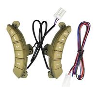 Pulsante Controllo Volante Dell'auto Per Great Per Wall Hover H3 H5 2010-2013 Pulsanti Di Controllo Del Volante Volume Audio Mute Mode Interruttore Remoto(Brown)
