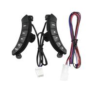 Pulsante Controllo Volante Per Great Per Wall Per Hover H3 H5 2010-2013 Per Wingle 3 5 Luce Posteriore Switchvolume Audio Mute Mode Pulsanti Controllo Volante(Nero)