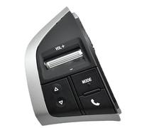 Pulsante Controllo Volante Per Isuzu Per D-Max 2015-2018 Per DMAX Volume Audio Volante Multifunzione Musica Media Telefono Interruttori Controllo(Black-Left)