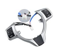Pulsante Controllo Volante Per Toyota Per Yaris 2012-2018 Per Verso-S Per VitZ 2012-2014 Interruttori Al Volante Controllo Del Telefono Pulsanti Volume(Silver-Switch)