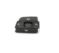 Pulsante Controllo Volante Per VW Per Golf Per Plus Per Passat Per Travel Per Edition 2011-2015 Volante Multifunzione Pulsante Guscio Regolazione Suono(L with Chrome)