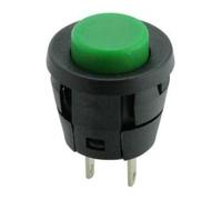 Pulsante da incasso off-on tasto verde contatti Argento Electro dh 11.525/V/P 8430552062829