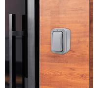 Pulsante da parete impermeabile ripristinabile per bagno di edifici esterni