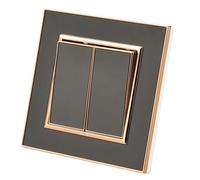 Pulsante del pannello 2 gruppi 1 via On/Off CA 250 V(2 Gang 1 Way Switch)