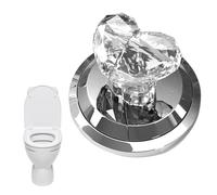 Pulsante del serbatoio del WC a forma di cuore - Sostituzione della pressa di scarico portatile | Strumento di assistenza ergonomico per bagni e lavanderie | Accessorio decorativo per attuatore