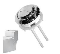 Pulsante del serbatoio della toilette,Pulsante di scarico della toilette - Doppia valvola di scarico per serbatoio del water,Sostituzione della valvola del serbatoio, pulsante del serbatoio del wc