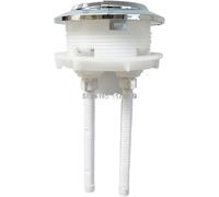 Pulsante del WC, Pulsante di scarico del WC, diametro installazione 58 mm, pulsante rotondo for , il foro in ceramica coperchio serbatoio 'acqua deve essere maggiore 5,8 cm, inferiore a 6, cm