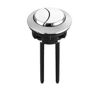 Pulsante del WC, Pulsante di scarico WC a doppia pressione, 1 pz. Serbatoio argento 38 mm/48 mm/58 mm rotondo for Accessori for il bagno(Fits 37mm48mm Hole)
