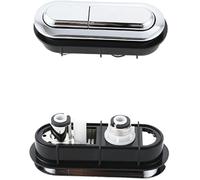 Pulsante del WC, Pulsante for serbatoio 'acqua del water 1 pz. 110X40mm Pulsanti doppi in plastica for, accessori for