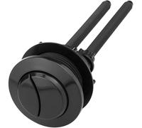Pulsante del WC, Pulsante for serbatoio 'acqua del WC, 1 pezzo, testa rotonda con doppio pulsante nero for la riparazione bagno(Fits 57mm-67mm Hole)