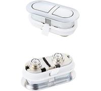 Pulsante del WC, Pulsante for serbatoio 'acqua del WC 1 pz 90X48mm ABS Serbatoio in ceramica doppio in plastica, accessori