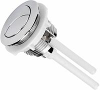 Pulsante del WC, Pulsante for serbatoio 'acqua del WC, 1 pz. Doppio scarico, aste for valvole rotonde da 38 mm, pulsante for acqua, risparmio, accessori
