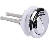 Pulsante del WC, Pulsante for serbatoio 'acqua del WC, pulsante doppio rotondo in plastica media, accessori for asta della valvola di scarico