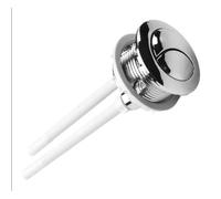 Pulsante del WC, Valvola rotonda for serbatoio 'acqua del WC a doppio scarico, valvola for sedile da 38 mm, parti for il bagno(Fits 55mm64mm Hole)