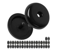 Pulsante della cintura di sicurezza per la cintura di sicurezza dell'auto, 20 coppie, plastica dura, nero, per molte cinture di sicurezza dell'auto, riavvolgitore della cintura di sicurezza