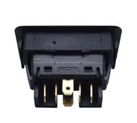 Pulsante Della Finestra Di Accensione - Interruttore Roccioso Automobilistico A 6 Pin | Pannello Di Controllo Momentaneo Di 12 V/24V Con Indicatore LED, Sostituzione Di Azionamento Del Vetro