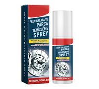 Pulsante delle Parti del Freno - 100 ml di detergente per Ferro per Auto - Spray per la Pulizia sicura per Veicolo a Motore del Disco per mozzo della Ruota Polvere dettagliata, Bordo di Ferro