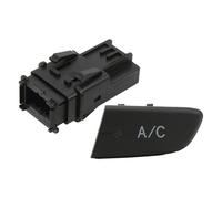 Pulsante Dell'Interruttore Del Climatizzatore Per Auto, Pulsante Interruttore Di Controllo Condizionatore D'Aria A/C Con Cappuccio, Nero 6554KX Adatto per C1 107 MK1