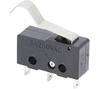 Pulsante dell'interruttore di alimentazione 10 PC Micro interruttore 2/3pin No/nc Mini limite 5A 250VAC KW11-3Z Leva arco rullo a scatto push micro switch(3p Curved Handle)