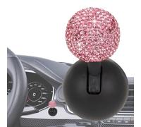 Pulsante di a bilanciere per auto, pulsante di arresto di del motore 'auto Barra a sfera,Joystick a bilanciere decorativo con barra a sfera con strass e a un pulsante - Bilanciere con barra a pe