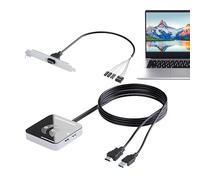 Pulsante di accensione del PC | Interruttore di alimentazione per pulsante host computer desktop - Parti universali per computer desktop USB 3.0/USB 2.0 con velocità 5 Gps per casa, hotel, Internet ca