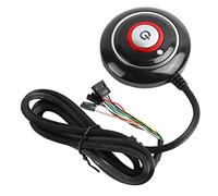 Pulsante di accensione del PC LOCADENCE, installazione portatile, robusta e leggera, in ABS, interruttore di accensione del PC Plug and Play per Internet Café (2USB)