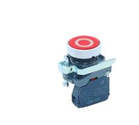 Pulsante di accensione e spegnimento di emergenza XB4 - Interruttore in metallo ispessito da 22 mm for ripristino automatico istantaneo, 1 pz(XB4-BA4322)