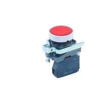 Pulsante di accensione e spegnimento di emergenza XB4 - Interruttore in metallo ispessito da 22 mm for ripristino automatico istantaneo, 1 pz(XB4-BA42)