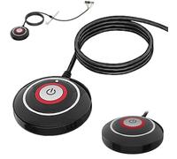 Pulsante di accensione esterno per PC - interruttore di estensione remota | Pulsante di accensione/spegnimento con porte USB, facile ordine della scatola, ideale per desktop, giochi, assemblaggio PC