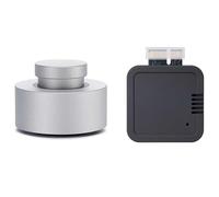 Pulsante Di Accensione For PC, Interruttore Di Accensione For Computer Desktop, For Ricevitore/alimentazione/cavo Adattatore 1 A 2, Controllo Di Accensione/spegnimento Di Facile Accesso(Silver)