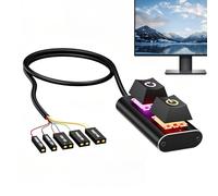 Pulsante Di Accensione PC Estensione PC Esterni A 2 Tasti Con LED RGB