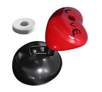 Pulsante di accensione per auto - Coperchio aromatico a forma di cuore, decorazione interna, componente di conversione antiscivolo e durevole, accessorio senza chiave per sistema di protezione della