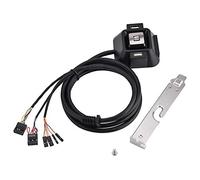 Pulsante di accensione per PC Desktop, Pulsante di Ripristino dell'alimentazione con Doppia Porta USB, Pulsante Accensione PC Esterno, Cavo di Prolunga da 1,55m