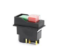 Pulsante di arresto, 250V 16A CK21 KLD28 KLD28A 4Pin 5Pin Nero Giallo IP54 IP55 1Pz(Kld28a 5pin)
