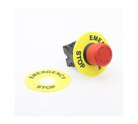 Pulsante di arresto di emergenza a fungo rosso da 22 mm XB2 LAY37 Pulsante di allarme NO/NC(XB2-442 NC)