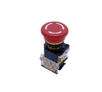 Pulsante di arresto, Interruttore di emergenza a fungo da 22 mm 10 A 380 V autobloccante 1 NO NC LA38-11ZS(No Stop)