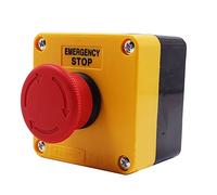 Pulsante di arresto, Interruttori a fungo rossi con guscio in plastica IP65 660V 10A XB2 Y090