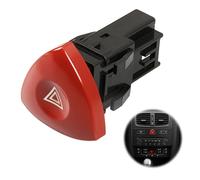 Pulsante di Avvertenza Interruttore Luci di Emergenza, 8200442724 | Interruttore della luce di avvertimento, per Espace MK4 Laguna MK2 Trafic Vel Vivaro