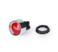 Pulsante di avviamento del motore dell'auto 50A Interruttore senza chiave DC 12V/24V Pulsante avviamento piccolo da corsa Interruttori di accensione(Red)