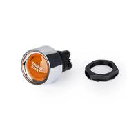 Pulsante di avviamento del motore dell'auto 50A Interruttore senza chiave DC 12V/24V Pulsante avviamento piccolo da corsa Interruttori di accensione(Orange)