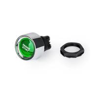 Pulsante di avviamento del motore dell'auto 50A Interruttore senza chiave DC 12V/24V Pulsante avviamento piccolo da corsa Interruttori di accensione(Green)