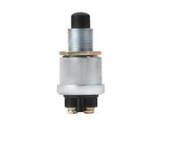 Pulsante di avviamento del motore dell'auto 50A Interruttore senza chiave DC 12V/24V Pulsante avviamento piccolo da corsa Interruttori di accensione(Black)